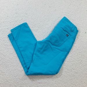 Vineyard Vines Bright Blue Ankle Crop Jeans Sz 0